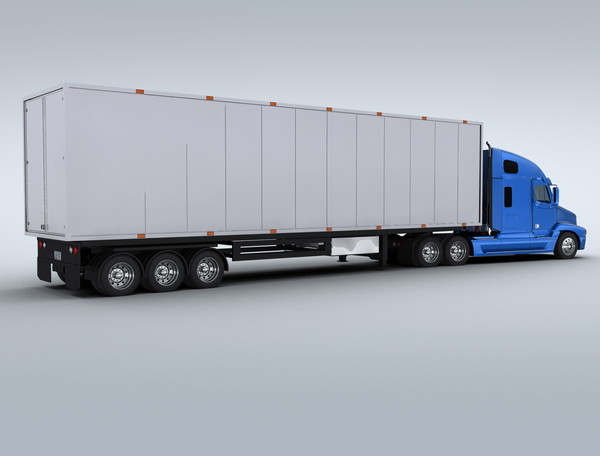 freightliner truck trailer 3d model - Freightliner Century by Swan3DStudios